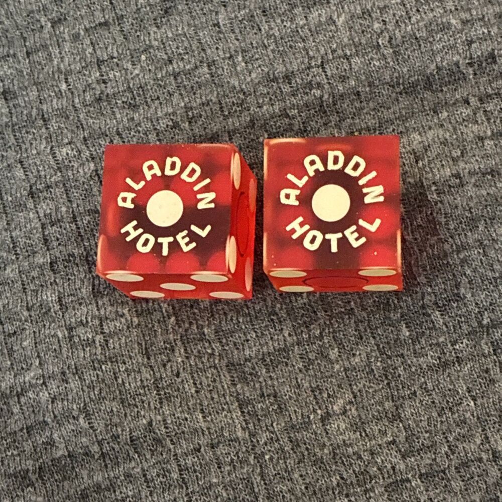 Dice Aladin Hotel Las Vegas Casino Played